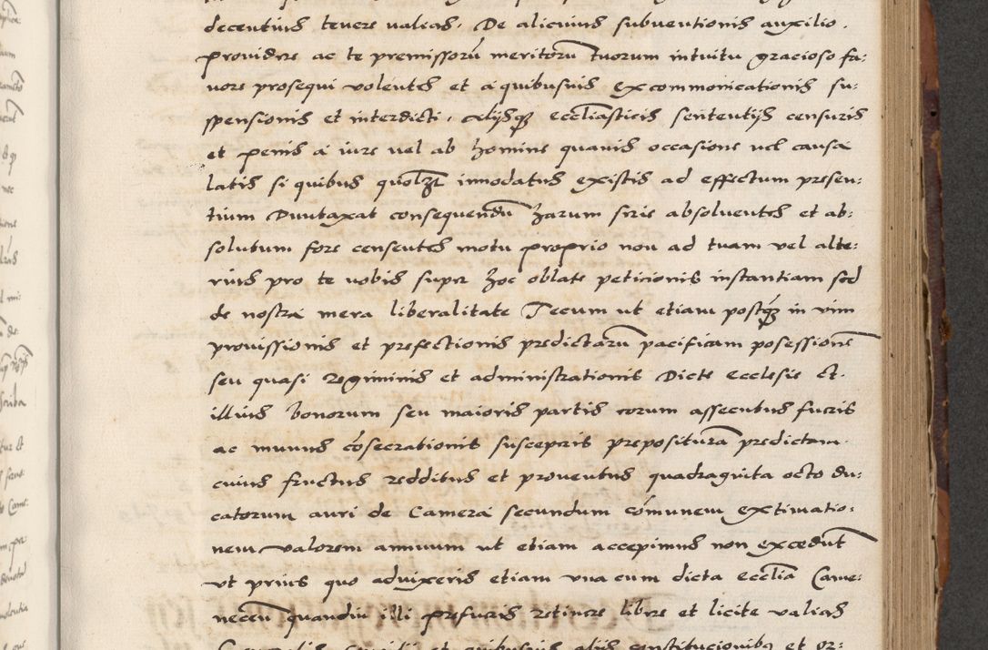 Zdjęcie nr 419 dla obiektu archiwalnego: Acta actorum causarum, sententiarum, obligationum et mandatorum coram reverendo patre et domini nostri domini Pauli divina providencia pape tertii, anno decimo quarto, a die et mense infrascriptis foeliciter continuantur. Annus coronancionis Pauli papae tercii a die tercia mensis Novembris inchoatur