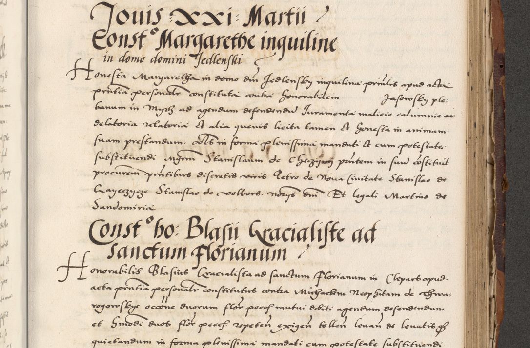 Zdjęcie nr 609 dla obiektu archiwalnego: Acta actorum causarum, sententiarum, obligationum et mandatorum coram reverendo patre et domini nostri domini Pauli divina providencia pape tertii, anno decimo quarto, a die et mense infrascriptis foeliciter continuantur. Annus coronancionis Pauli papae tercii a die tercia mensis Novembris inchoatur