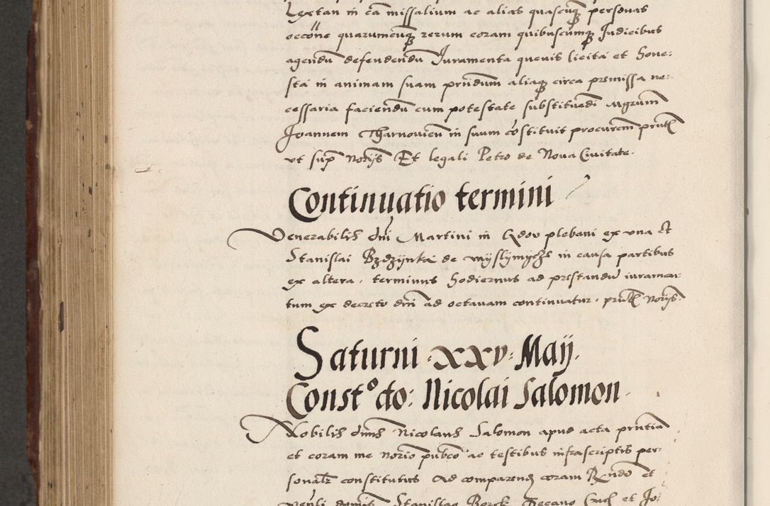 Zdjęcie nr 804 dla obiektu archiwalnego: Acta actorum causarum, sententiarum, obligationum et mandatorum coram reverendo patre et domini nostri domini Pauli divina providencia pape tertii, anno decimo quarto, a die et mense infrascriptis foeliciter continuantur. Annus coronancionis Pauli papae tercii a die tercia mensis Novembris inchoatur