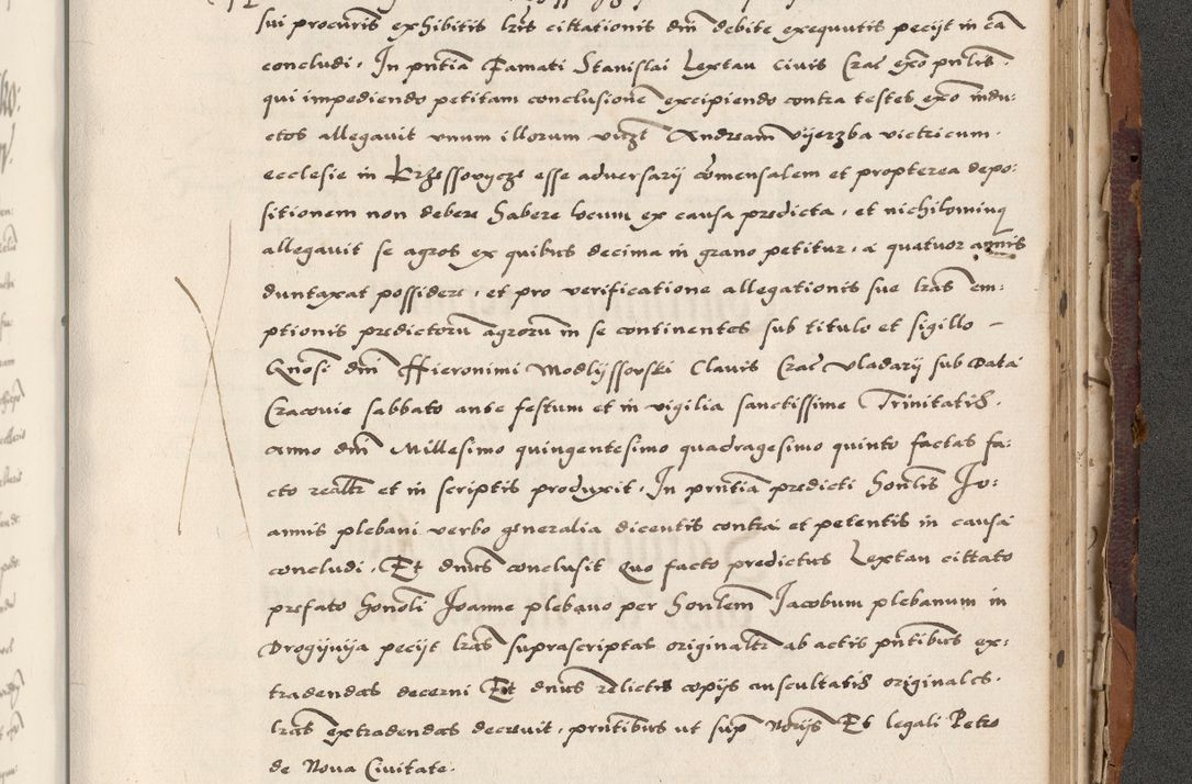 Zdjęcie nr 803 dla obiektu archiwalnego: Acta actorum causarum, sententiarum, obligationum et mandatorum coram reverendo patre et domini nostri domini Pauli divina providencia pape tertii, anno decimo quarto, a die et mense infrascriptis foeliciter continuantur. Annus coronancionis Pauli papae tercii a die tercia mensis Novembris inchoatur