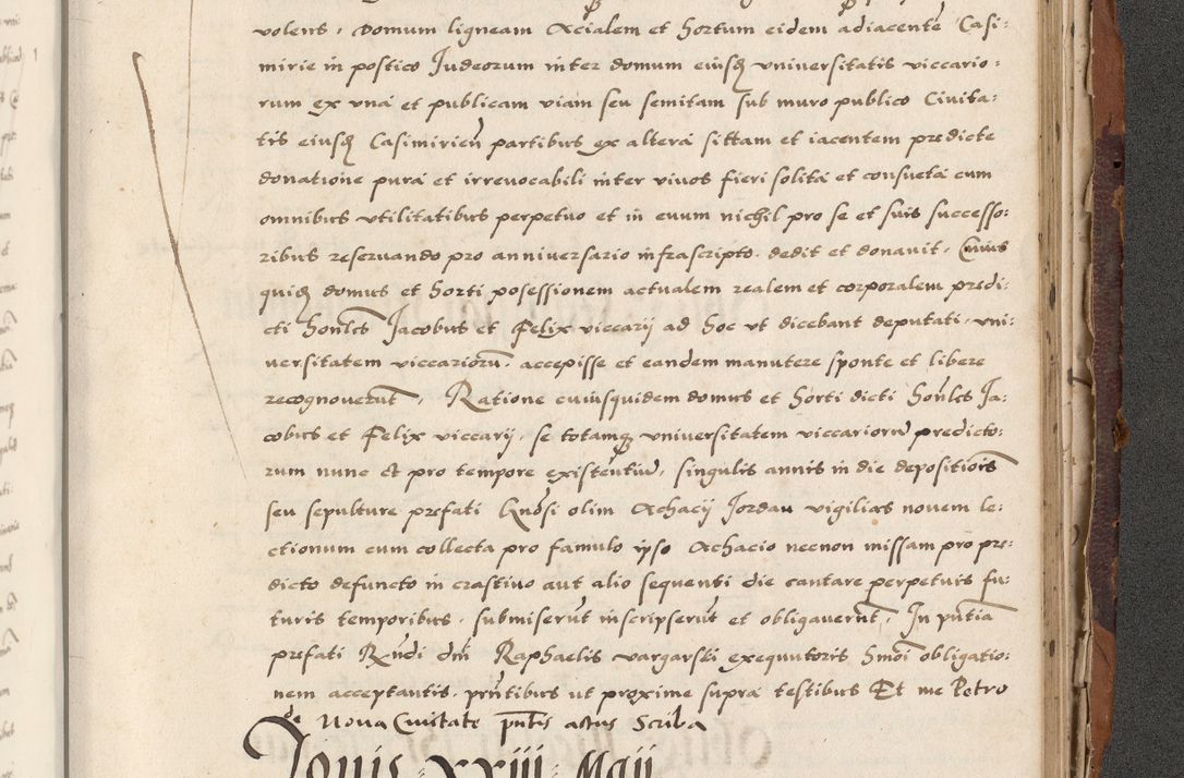 Zdjęcie nr 797 dla obiektu archiwalnego: Acta actorum causarum, sententiarum, obligationum et mandatorum coram reverendo patre et domini nostri domini Pauli divina providencia pape tertii, anno decimo quarto, a die et mense infrascriptis foeliciter continuantur. Annus coronancionis Pauli papae tercii a die tercia mensis Novembris inchoatur