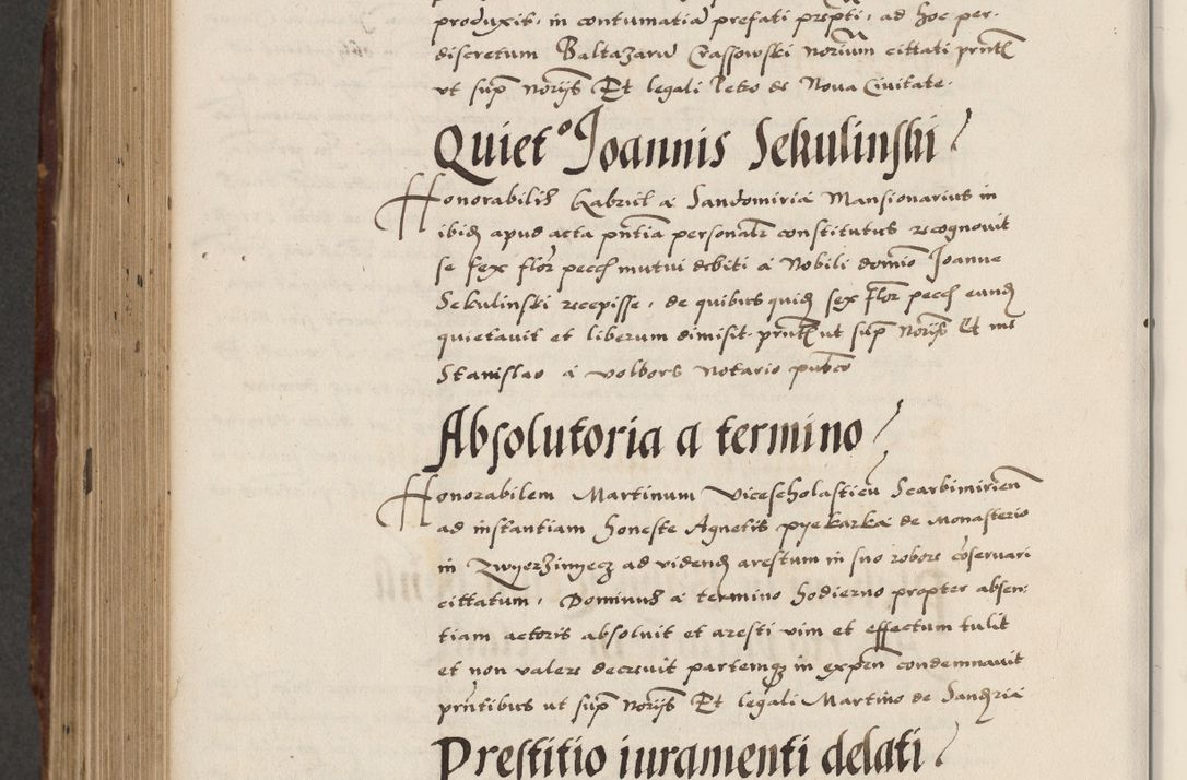 Zdjęcie nr 790 dla obiektu archiwalnego: Acta actorum causarum, sententiarum, obligationum et mandatorum coram reverendo patre et domini nostri domini Pauli divina providencia pape tertii, anno decimo quarto, a die et mense infrascriptis foeliciter continuantur. Annus coronancionis Pauli papae tercii a die tercia mensis Novembris inchoatur