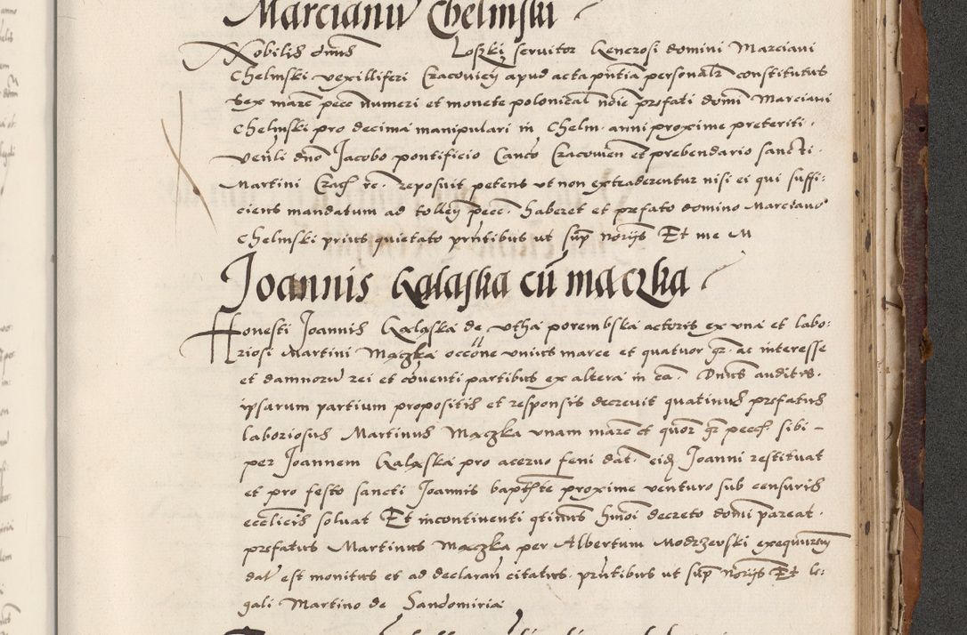 Zdjęcie nr 785 dla obiektu archiwalnego: Acta actorum causarum, sententiarum, obligationum et mandatorum coram reverendo patre et domini nostri domini Pauli divina providencia pape tertii, anno decimo quarto, a die et mense infrascriptis foeliciter continuantur. Annus coronancionis Pauli papae tercii a die tercia mensis Novembris inchoatur