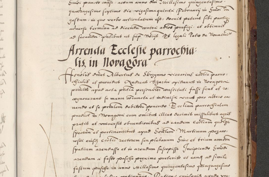 Zdjęcie nr 769 dla obiektu archiwalnego: Acta actorum causarum, sententiarum, obligationum et mandatorum coram reverendo patre et domini nostri domini Pauli divina providencia pape tertii, anno decimo quarto, a die et mense infrascriptis foeliciter continuantur. Annus coronancionis Pauli papae tercii a die tercia mensis Novembris inchoatur