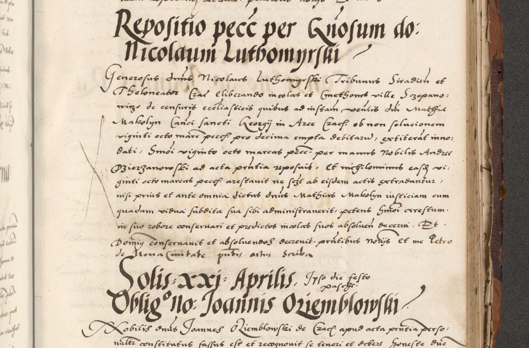 Zdjęcie nr 737 dla obiektu archiwalnego: Acta actorum causarum, sententiarum, obligationum et mandatorum coram reverendo patre et domini nostri domini Pauli divina providencia pape tertii, anno decimo quarto, a die et mense infrascriptis foeliciter continuantur. Annus coronancionis Pauli papae tercii a die tercia mensis Novembris inchoatur