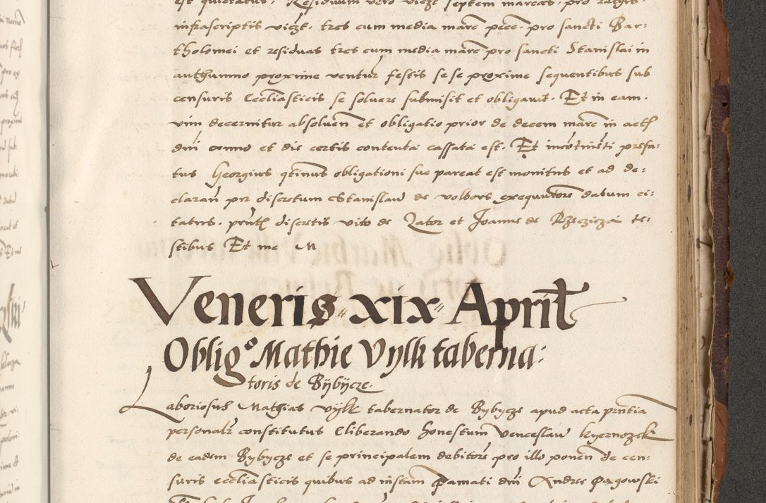 Zdjęcie nr 735 dla obiektu archiwalnego: Acta actorum causarum, sententiarum, obligationum et mandatorum coram reverendo patre et domini nostri domini Pauli divina providencia pape tertii, anno decimo quarto, a die et mense infrascriptis foeliciter continuantur. Annus coronancionis Pauli papae tercii a die tercia mensis Novembris inchoatur