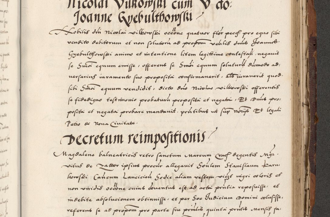 Zdjęcie nr 723 dla obiektu archiwalnego: Acta actorum causarum, sententiarum, obligationum et mandatorum coram reverendo patre et domini nostri domini Pauli divina providencia pape tertii, anno decimo quarto, a die et mense infrascriptis foeliciter continuantur. Annus coronancionis Pauli papae tercii a die tercia mensis Novembris inchoatur