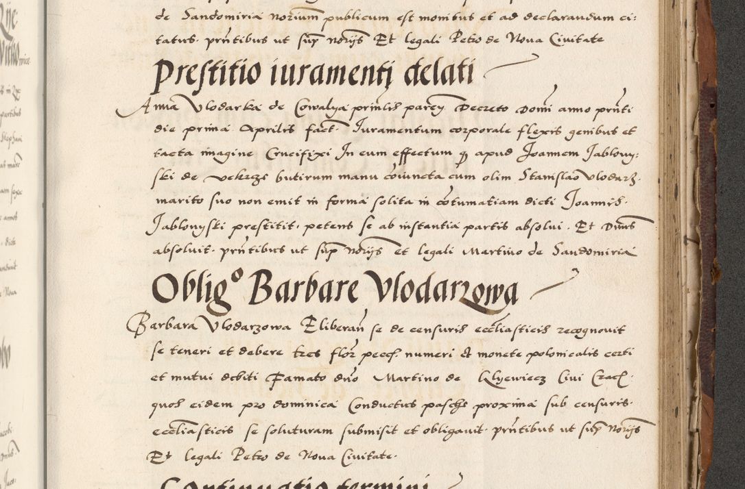 Zdjęcie nr 719 dla obiektu archiwalnego: Acta actorum causarum, sententiarum, obligationum et mandatorum coram reverendo patre et domini nostri domini Pauli divina providencia pape tertii, anno decimo quarto, a die et mense infrascriptis foeliciter continuantur. Annus coronancionis Pauli papae tercii a die tercia mensis Novembris inchoatur