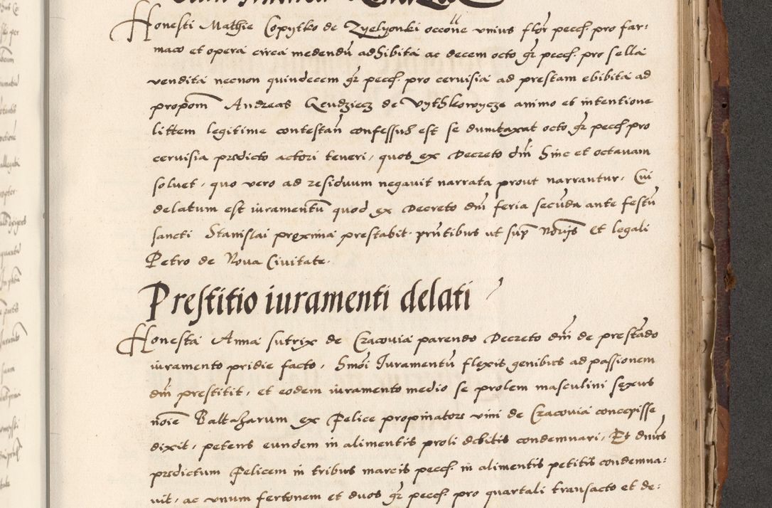 Zdjęcie nr 715 dla obiektu archiwalnego: Acta actorum causarum, sententiarum, obligationum et mandatorum coram reverendo patre et domini nostri domini Pauli divina providencia pape tertii, anno decimo quarto, a die et mense infrascriptis foeliciter continuantur. Annus coronancionis Pauli papae tercii a die tercia mensis Novembris inchoatur