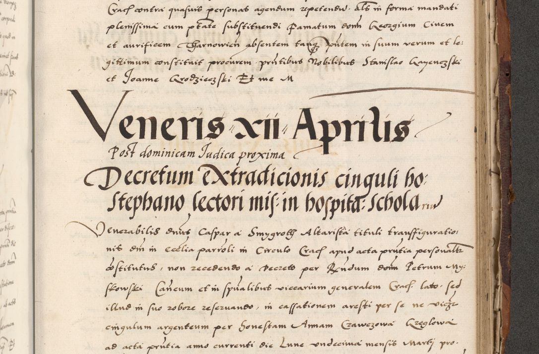 Zdjęcie nr 711 dla obiektu archiwalnego: Acta actorum causarum, sententiarum, obligationum et mandatorum coram reverendo patre et domini nostri domini Pauli divina providencia pape tertii, anno decimo quarto, a die et mense infrascriptis foeliciter continuantur. Annus coronancionis Pauli papae tercii a die tercia mensis Novembris inchoatur