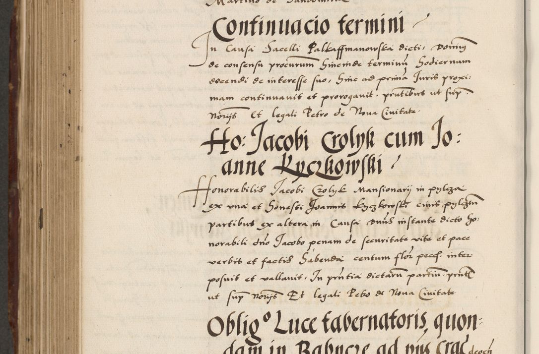 Zdjęcie nr 708 dla obiektu archiwalnego: Acta actorum causarum, sententiarum, obligationum et mandatorum coram reverendo patre et domini nostri domini Pauli divina providencia pape tertii, anno decimo quarto, a die et mense infrascriptis foeliciter continuantur. Annus coronancionis Pauli papae tercii a die tercia mensis Novembris inchoatur