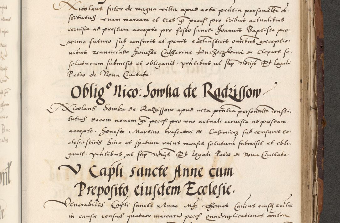 Zdjęcie nr 701 dla obiektu archiwalnego: Acta actorum causarum, sententiarum, obligationum et mandatorum coram reverendo patre et domini nostri domini Pauli divina providencia pape tertii, anno decimo quarto, a die et mense infrascriptis foeliciter continuantur. Annus coronancionis Pauli papae tercii a die tercia mensis Novembris inchoatur
