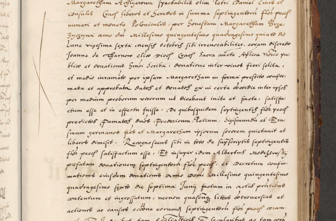Zdjęcie nr 699 dla obiektu archiwalnego: Acta actorum causarum, sententiarum, obligationum et mandatorum coram reverendo patre et domini nostri domini Pauli divina providencia pape tertii, anno decimo quarto, a die et mense infrascriptis foeliciter continuantur. Annus coronancionis Pauli papae tercii a die tercia mensis Novembris inchoatur