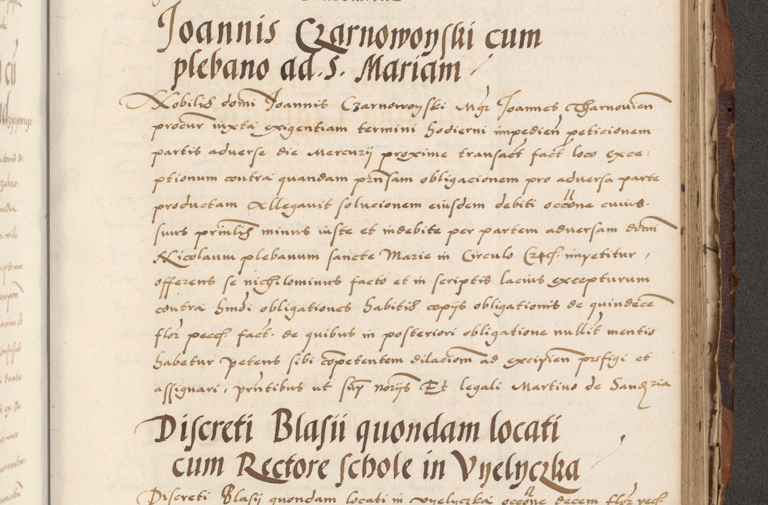 Zdjęcie nr 697 dla obiektu archiwalnego: Acta actorum causarum, sententiarum, obligationum et mandatorum coram reverendo patre et domini nostri domini Pauli divina providencia pape tertii, anno decimo quarto, a die et mense infrascriptis foeliciter continuantur. Annus coronancionis Pauli papae tercii a die tercia mensis Novembris inchoatur