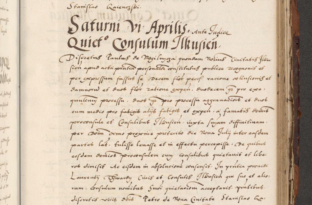 Zdjęcie nr 691 dla obiektu archiwalnego: Acta actorum causarum, sententiarum, obligationum et mandatorum coram reverendo patre et domini nostri domini Pauli divina providencia pape tertii, anno decimo quarto, a die et mense infrascriptis foeliciter continuantur. Annus coronancionis Pauli papae tercii a die tercia mensis Novembris inchoatur