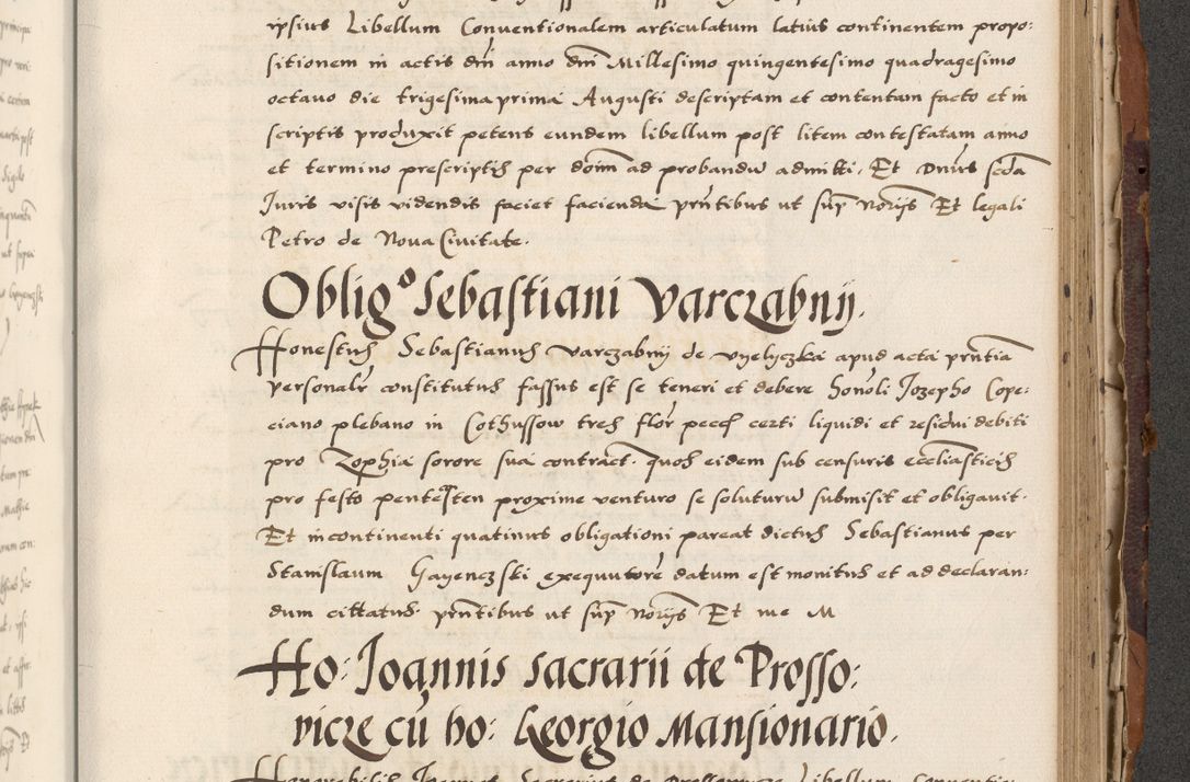 Zdjęcie nr 681 dla obiektu archiwalnego: Acta actorum causarum, sententiarum, obligationum et mandatorum coram reverendo patre et domini nostri domini Pauli divina providencia pape tertii, anno decimo quarto, a die et mense infrascriptis foeliciter continuantur. Annus coronancionis Pauli papae tercii a die tercia mensis Novembris inchoatur