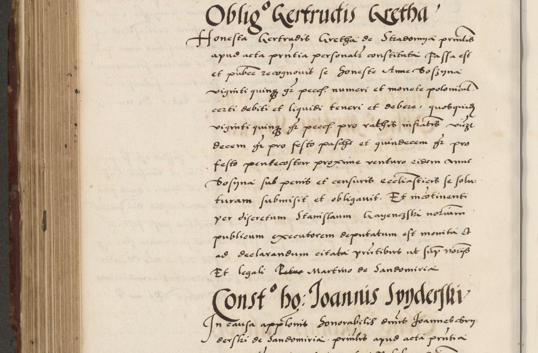 Zdjęcie nr 664 dla obiektu archiwalnego: Acta actorum causarum, sententiarum, obligationum et mandatorum coram reverendo patre et domini nostri domini Pauli divina providencia pape tertii, anno decimo quarto, a die et mense infrascriptis foeliciter continuantur. Annus coronancionis Pauli papae tercii a die tercia mensis Novembris inchoatur