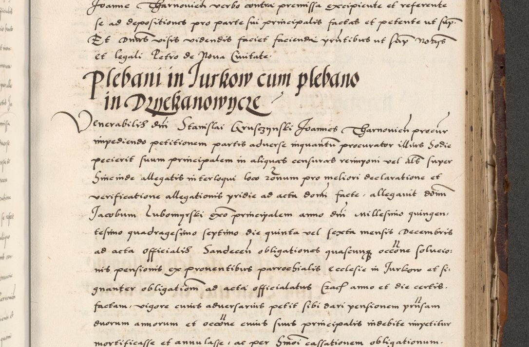 Zdjęcie nr 653 dla obiektu archiwalnego: Acta actorum causarum, sententiarum, obligationum et mandatorum coram reverendo patre et domini nostri domini Pauli divina providencia pape tertii, anno decimo quarto, a die et mense infrascriptis foeliciter continuantur. Annus coronancionis Pauli papae tercii a die tercia mensis Novembris inchoatur