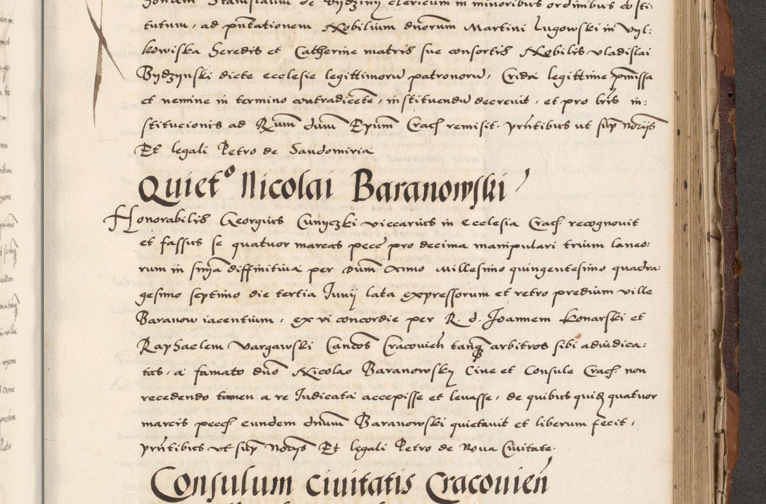 Zdjęcie nr 641 dla obiektu archiwalnego: Acta actorum causarum, sententiarum, obligationum et mandatorum coram reverendo patre et domini nostri domini Pauli divina providencia pape tertii, anno decimo quarto, a die et mense infrascriptis foeliciter continuantur. Annus coronancionis Pauli papae tercii a die tercia mensis Novembris inchoatur