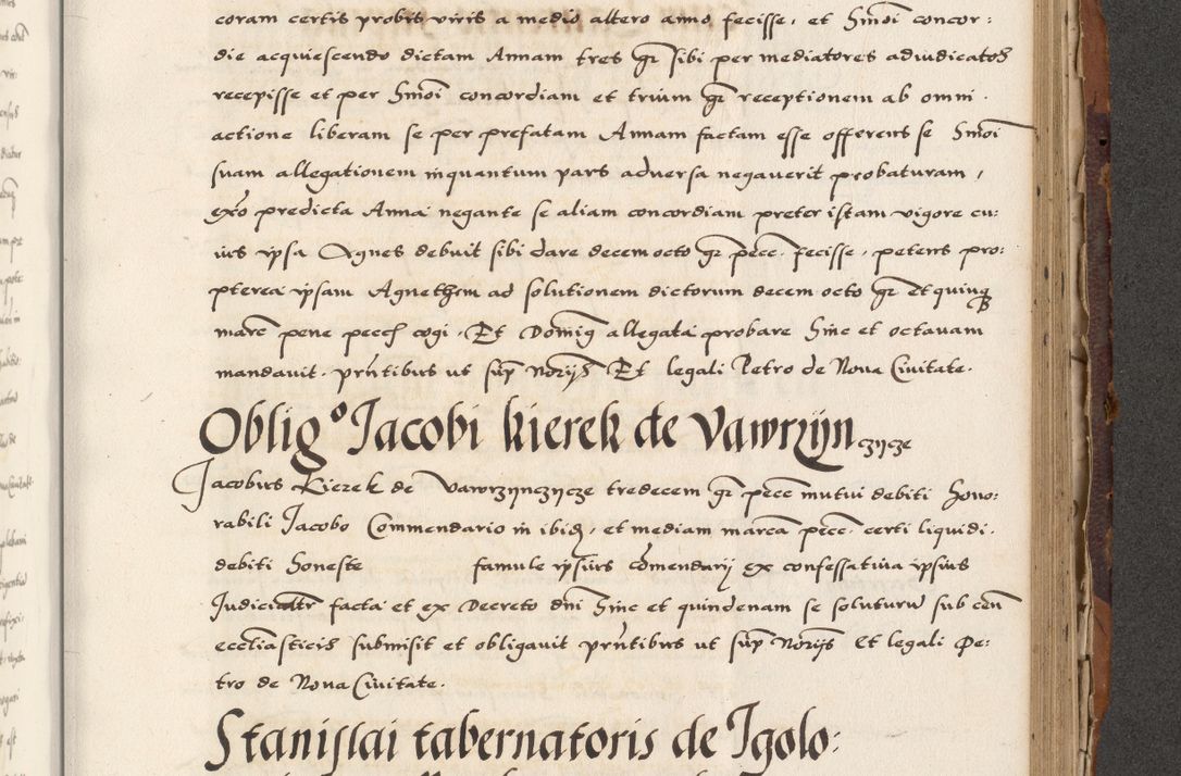 Zdjęcie nr 637 dla obiektu archiwalnego: Acta actorum causarum, sententiarum, obligationum et mandatorum coram reverendo patre et domini nostri domini Pauli divina providencia pape tertii, anno decimo quarto, a die et mense infrascriptis foeliciter continuantur. Annus coronancionis Pauli papae tercii a die tercia mensis Novembris inchoatur