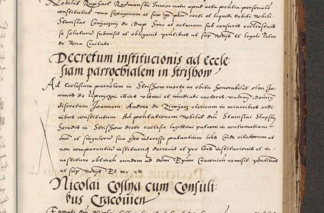 Zdjęcie nr 633 dla obiektu archiwalnego: Acta actorum causarum, sententiarum, obligationum et mandatorum coram reverendo patre et domini nostri domini Pauli divina providencia pape tertii, anno decimo quarto, a die et mense infrascriptis foeliciter continuantur. Annus coronancionis Pauli papae tercii a die tercia mensis Novembris inchoatur