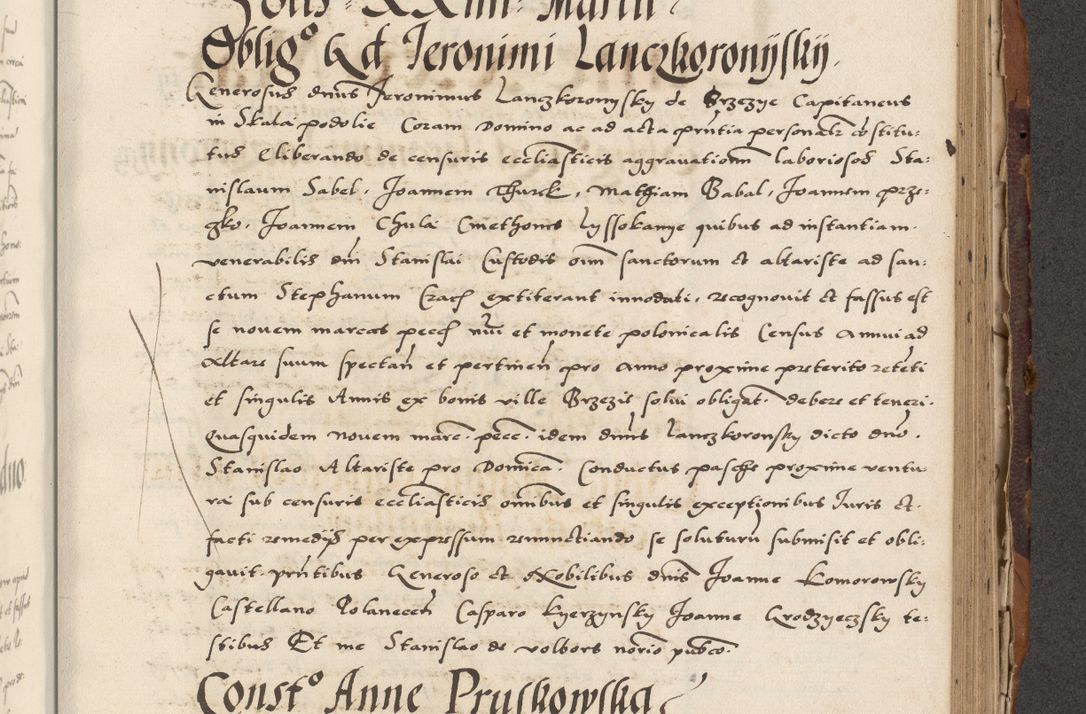 Zdjęcie nr 617 dla obiektu archiwalnego: Acta actorum causarum, sententiarum, obligationum et mandatorum coram reverendo patre et domini nostri domini Pauli divina providencia pape tertii, anno decimo quarto, a die et mense infrascriptis foeliciter continuantur. Annus coronancionis Pauli papae tercii a die tercia mensis Novembris inchoatur