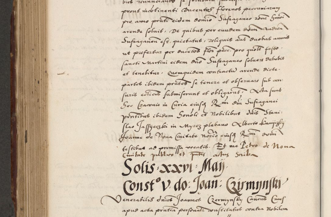 Zdjęcie nr 806 dla obiektu archiwalnego: Acta actorum causarum, sententiarum, obligationum et mandatorum coram reverendo patre et domini nostri domini Pauli divina providencia pape tertii, anno decimo quarto, a die et mense infrascriptis foeliciter continuantur. Annus coronancionis Pauli papae tercii a die tercia mensis Novembris inchoatur
