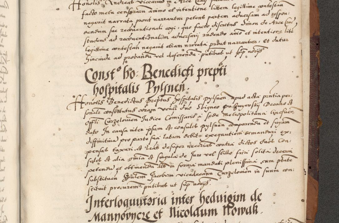 Zdjęcie nr 985 dla obiektu archiwalnego: Acta actorum causarum, sententiarum, obligationum et mandatorum coram reverendo patre et domini nostri domini Pauli divina providencia pape tertii, anno decimo quarto, a die et mense infrascriptis foeliciter continuantur. Annus coronancionis Pauli papae tercii a die tercia mensis Novembris inchoatur