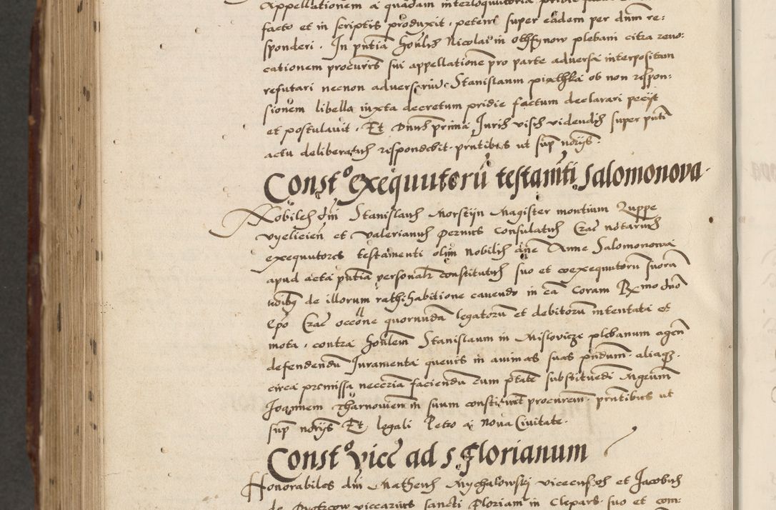 Zdjęcie nr 972 dla obiektu archiwalnego: Acta actorum causarum, sententiarum, obligationum et mandatorum coram reverendo patre et domini nostri domini Pauli divina providencia pape tertii, anno decimo quarto, a die et mense infrascriptis foeliciter continuantur. Annus coronancionis Pauli papae tercii a die tercia mensis Novembris inchoatur