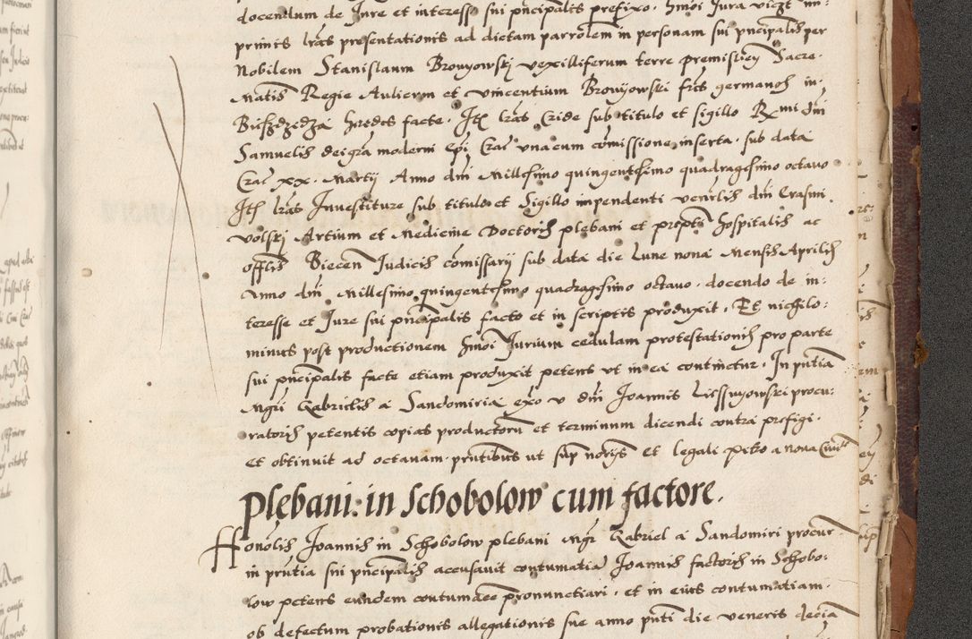 Zdjęcie nr 971 dla obiektu archiwalnego: Acta actorum causarum, sententiarum, obligationum et mandatorum coram reverendo patre et domini nostri domini Pauli divina providencia pape tertii, anno decimo quarto, a die et mense infrascriptis foeliciter continuantur. Annus coronancionis Pauli papae tercii a die tercia mensis Novembris inchoatur