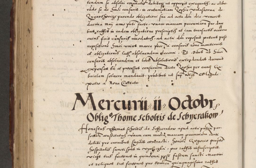 Zdjęcie nr 968 dla obiektu archiwalnego: Acta actorum causarum, sententiarum, obligationum et mandatorum coram reverendo patre et domini nostri domini Pauli divina providencia pape tertii, anno decimo quarto, a die et mense infrascriptis foeliciter continuantur. Annus coronancionis Pauli papae tercii a die tercia mensis Novembris inchoatur