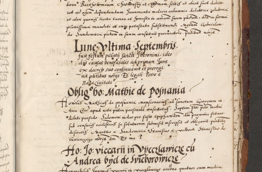Zdjęcie nr 963 dla obiektu archiwalnego: Acta actorum causarum, sententiarum, obligationum et mandatorum coram reverendo patre et domini nostri domini Pauli divina providencia pape tertii, anno decimo quarto, a die et mense infrascriptis foeliciter continuantur. Annus coronancionis Pauli papae tercii a die tercia mensis Novembris inchoatur