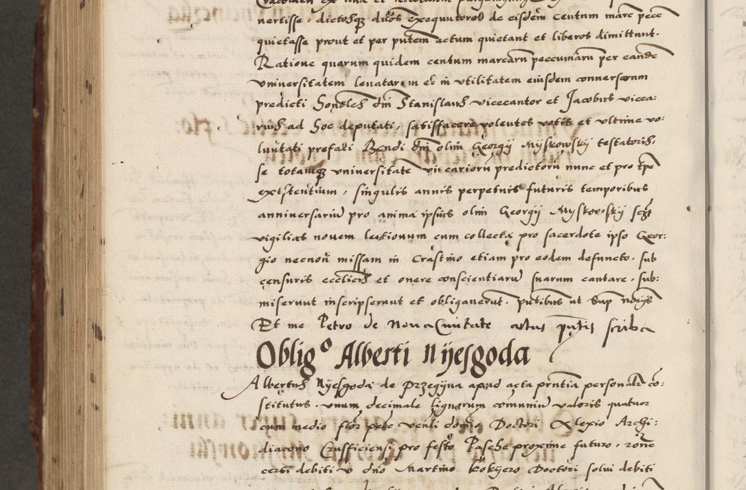 Zdjęcie nr 956 dla obiektu archiwalnego: Acta actorum causarum, sententiarum, obligationum et mandatorum coram reverendo patre et domini nostri domini Pauli divina providencia pape tertii, anno decimo quarto, a die et mense infrascriptis foeliciter continuantur. Annus coronancionis Pauli papae tercii a die tercia mensis Novembris inchoatur