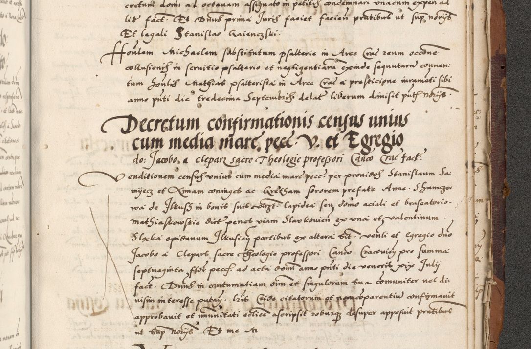 Zdjęcie nr 953 dla obiektu archiwalnego: Acta actorum causarum, sententiarum, obligationum et mandatorum coram reverendo patre et domini nostri domini Pauli divina providencia pape tertii, anno decimo quarto, a die et mense infrascriptis foeliciter continuantur. Annus coronancionis Pauli papae tercii a die tercia mensis Novembris inchoatur