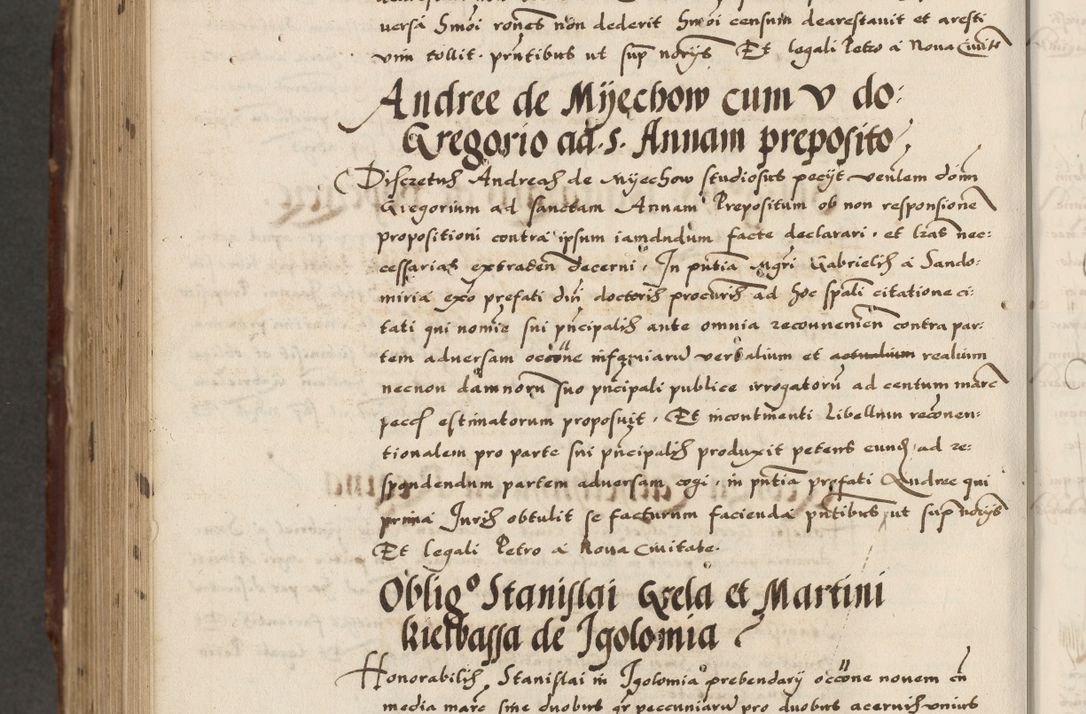 Zdjęcie nr 952 dla obiektu archiwalnego: Acta actorum causarum, sententiarum, obligationum et mandatorum coram reverendo patre et domini nostri domini Pauli divina providencia pape tertii, anno decimo quarto, a die et mense infrascriptis foeliciter continuantur. Annus coronancionis Pauli papae tercii a die tercia mensis Novembris inchoatur