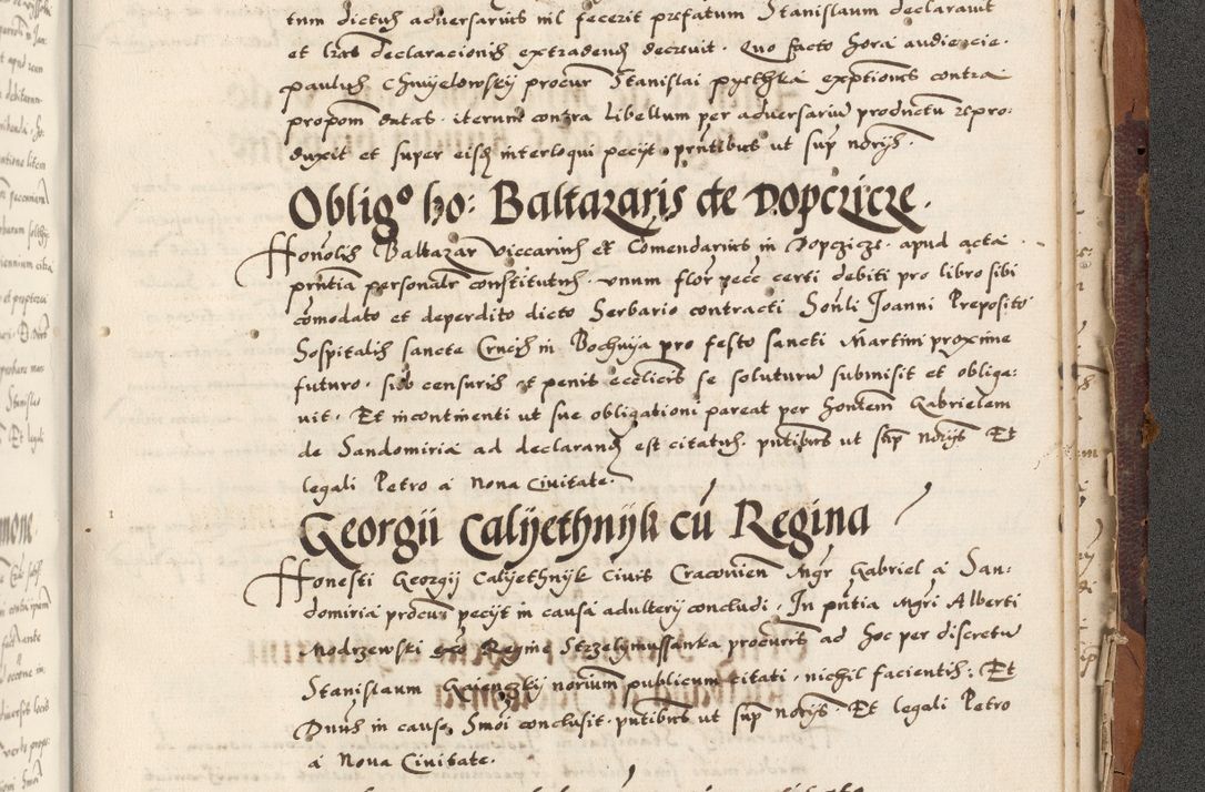Zdjęcie nr 951 dla obiektu archiwalnego: Acta actorum causarum, sententiarum, obligationum et mandatorum coram reverendo patre et domini nostri domini Pauli divina providencia pape tertii, anno decimo quarto, a die et mense infrascriptis foeliciter continuantur. Annus coronancionis Pauli papae tercii a die tercia mensis Novembris inchoatur