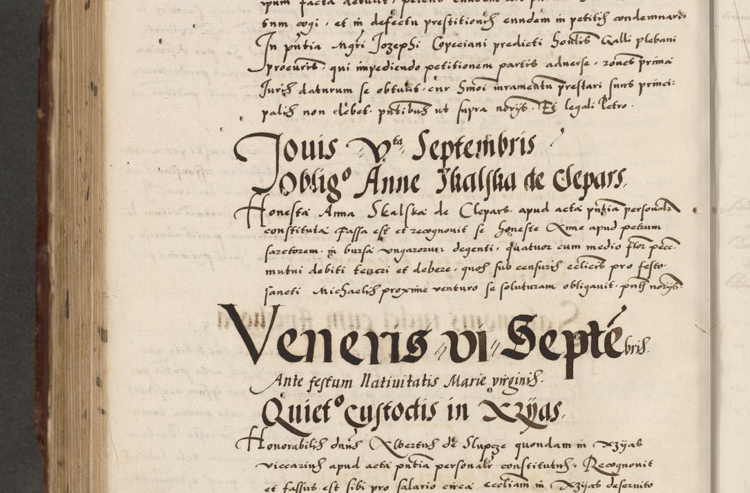 Zdjęcie nr 942 dla obiektu archiwalnego: Acta actorum causarum, sententiarum, obligationum et mandatorum coram reverendo patre et domini nostri domini Pauli divina providencia pape tertii, anno decimo quarto, a die et mense infrascriptis foeliciter continuantur. Annus coronancionis Pauli papae tercii a die tercia mensis Novembris inchoatur