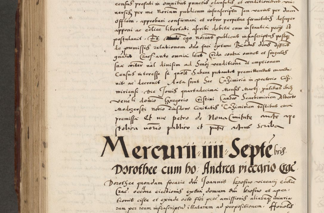 Zdjęcie nr 940 dla obiektu archiwalnego: Acta actorum causarum, sententiarum, obligationum et mandatorum coram reverendo patre et domini nostri domini Pauli divina providencia pape tertii, anno decimo quarto, a die et mense infrascriptis foeliciter continuantur. Annus coronancionis Pauli papae tercii a die tercia mensis Novembris inchoatur