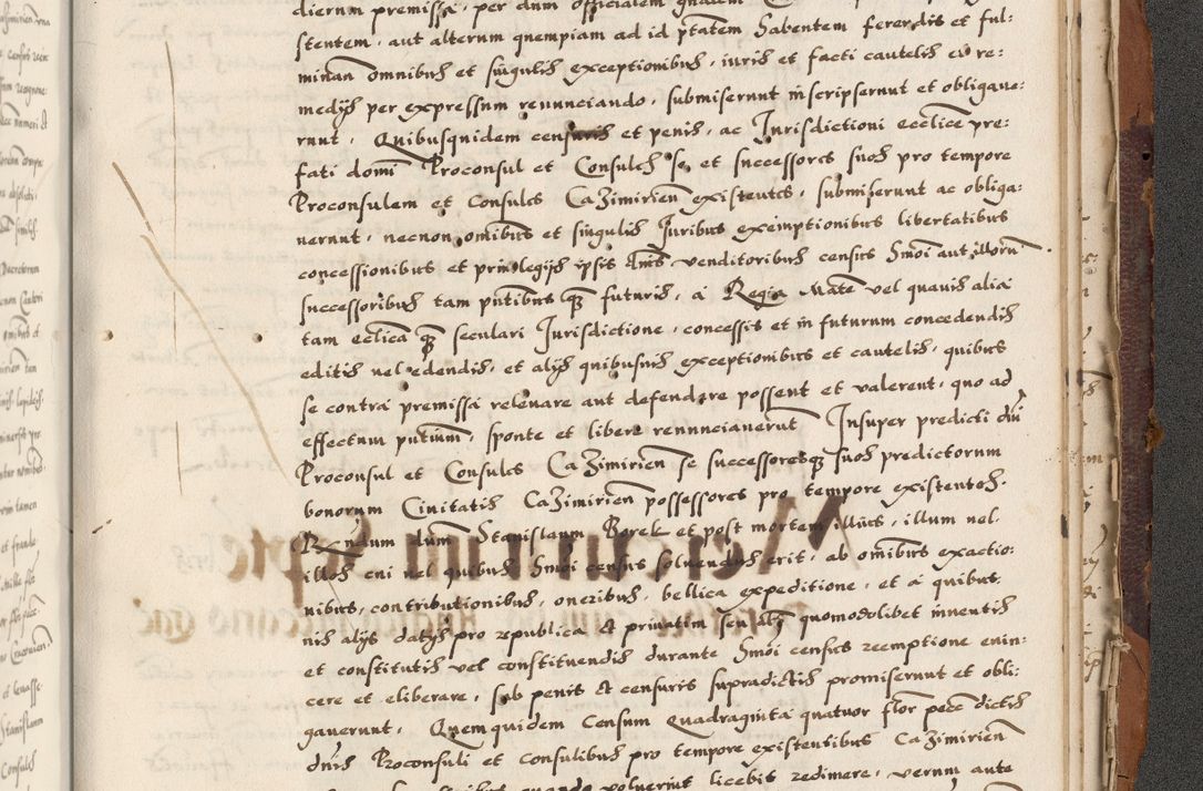 Zdjęcie nr 939 dla obiektu archiwalnego: Acta actorum causarum, sententiarum, obligationum et mandatorum coram reverendo patre et domini nostri domini Pauli divina providencia pape tertii, anno decimo quarto, a die et mense infrascriptis foeliciter continuantur. Annus coronancionis Pauli papae tercii a die tercia mensis Novembris inchoatur
