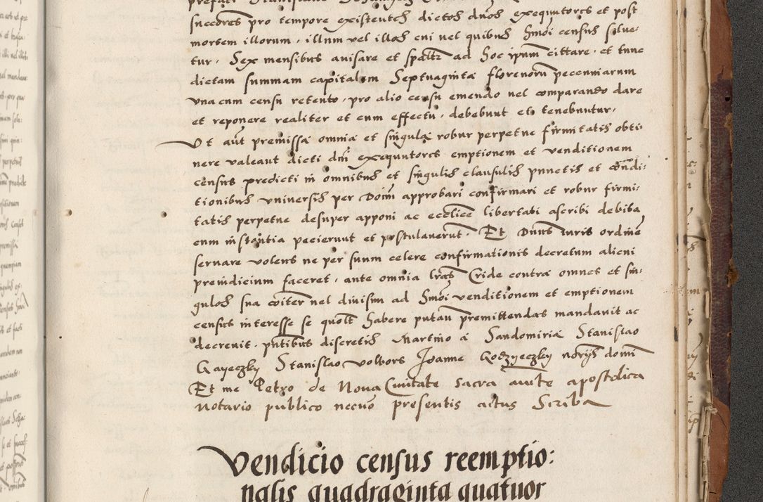 Zdjęcie nr 937 dla obiektu archiwalnego: Acta actorum causarum, sententiarum, obligationum et mandatorum coram reverendo patre et domini nostri domini Pauli divina providencia pape tertii, anno decimo quarto, a die et mense infrascriptis foeliciter continuantur. Annus coronancionis Pauli papae tercii a die tercia mensis Novembris inchoatur
