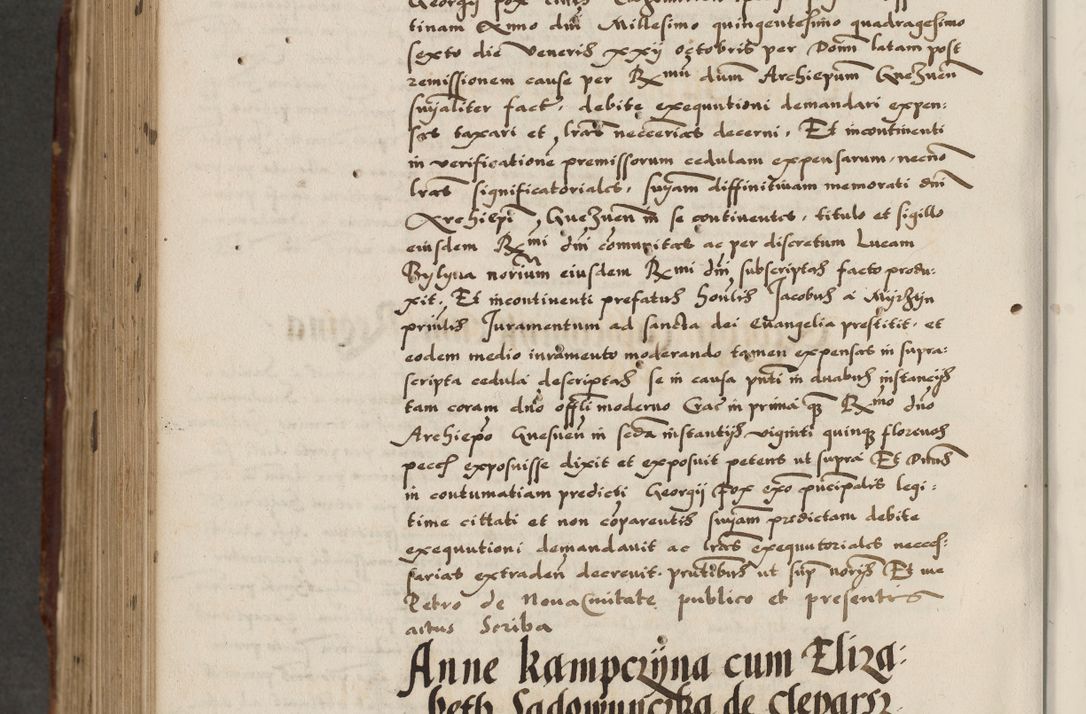 Zdjęcie nr 920 dla obiektu archiwalnego: Acta actorum causarum, sententiarum, obligationum et mandatorum coram reverendo patre et domini nostri domini Pauli divina providencia pape tertii, anno decimo quarto, a die et mense infrascriptis foeliciter continuantur. Annus coronancionis Pauli papae tercii a die tercia mensis Novembris inchoatur