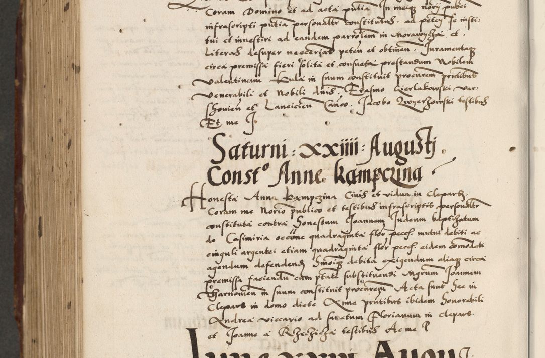 Zdjęcie nr 918 dla obiektu archiwalnego: Acta actorum causarum, sententiarum, obligationum et mandatorum coram reverendo patre et domini nostri domini Pauli divina providencia pape tertii, anno decimo quarto, a die et mense infrascriptis foeliciter continuantur. Annus coronancionis Pauli papae tercii a die tercia mensis Novembris inchoatur