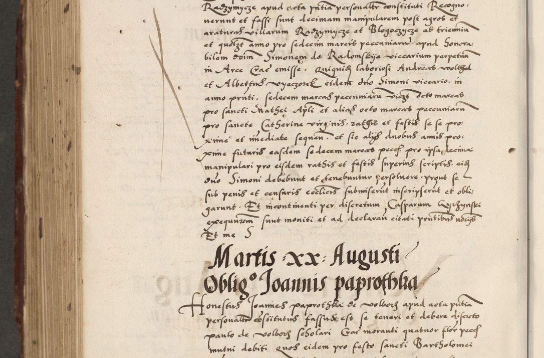 Zdjęcie nr 916 dla obiektu archiwalnego: Acta actorum causarum, sententiarum, obligationum et mandatorum coram reverendo patre et domini nostri domini Pauli divina providencia pape tertii, anno decimo quarto, a die et mense infrascriptis foeliciter continuantur. Annus coronancionis Pauli papae tercii a die tercia mensis Novembris inchoatur