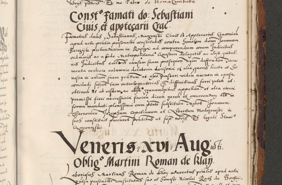 Zdjęcie nr 915 dla obiektu archiwalnego: Acta actorum causarum, sententiarum, obligationum et mandatorum coram reverendo patre et domini nostri domini Pauli divina providencia pape tertii, anno decimo quarto, a die et mense infrascriptis foeliciter continuantur. Annus coronancionis Pauli papae tercii a die tercia mensis Novembris inchoatur
