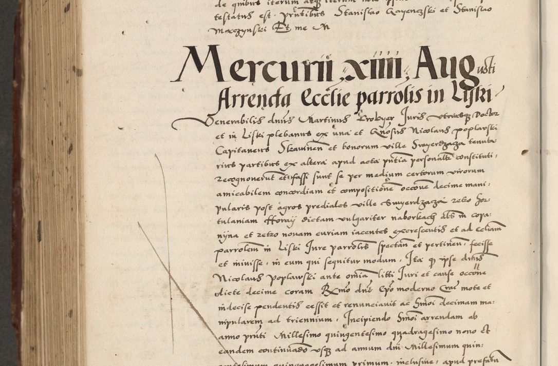 Zdjęcie nr 914 dla obiektu archiwalnego: Acta actorum causarum, sententiarum, obligationum et mandatorum coram reverendo patre et domini nostri domini Pauli divina providencia pape tertii, anno decimo quarto, a die et mense infrascriptis foeliciter continuantur. Annus coronancionis Pauli papae tercii a die tercia mensis Novembris inchoatur