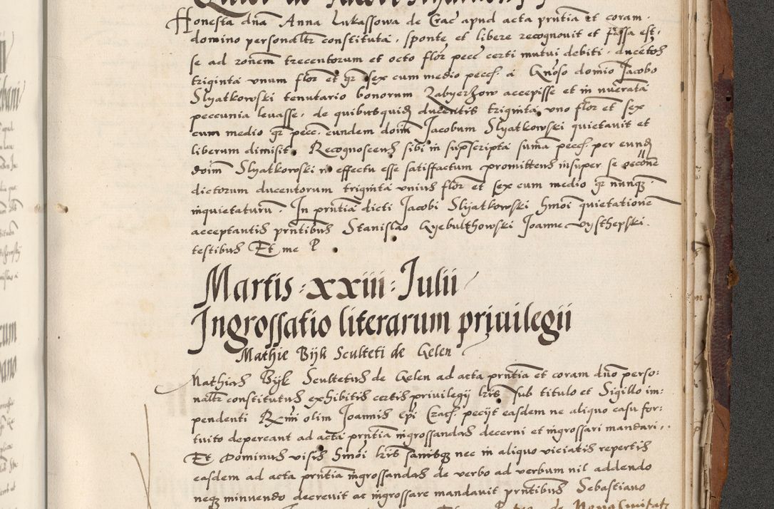 Zdjęcie nr 903 dla obiektu archiwalnego: Acta actorum causarum, sententiarum, obligationum et mandatorum coram reverendo patre et domini nostri domini Pauli divina providencia pape tertii, anno decimo quarto, a die et mense infrascriptis foeliciter continuantur. Annus coronancionis Pauli papae tercii a die tercia mensis Novembris inchoatur