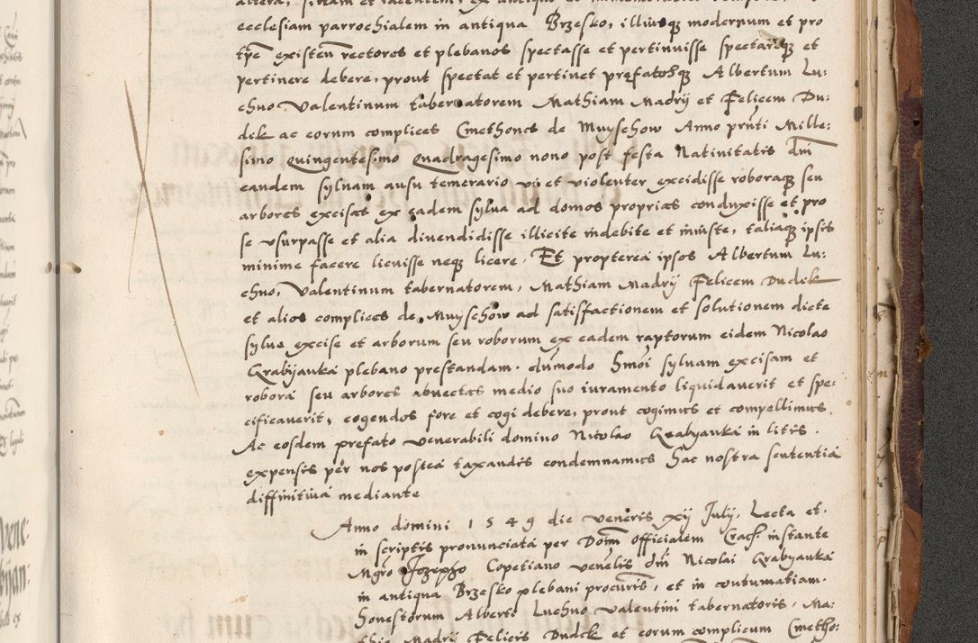 Zdjęcie nr 895 dla obiektu archiwalnego: Acta actorum causarum, sententiarum, obligationum et mandatorum coram reverendo patre et domini nostri domini Pauli divina providencia pape tertii, anno decimo quarto, a die et mense infrascriptis foeliciter continuantur. Annus coronancionis Pauli papae tercii a die tercia mensis Novembris inchoatur