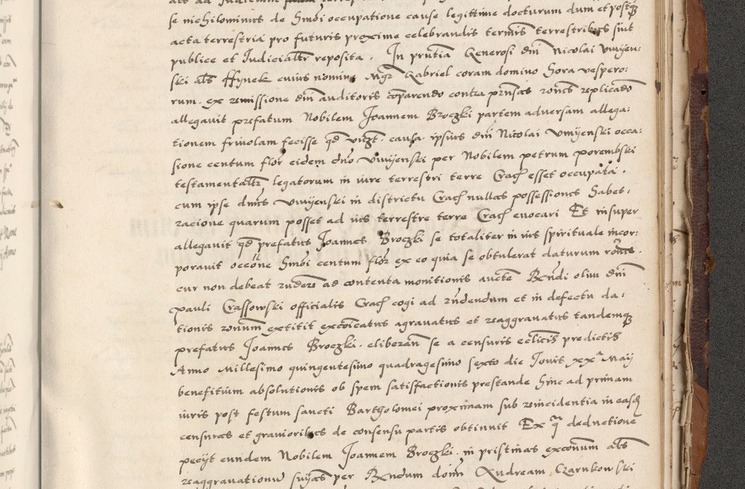 Zdjęcie nr 889 dla obiektu archiwalnego: Acta actorum causarum, sententiarum, obligationum et mandatorum coram reverendo patre et domini nostri domini Pauli divina providencia pape tertii, anno decimo quarto, a die et mense infrascriptis foeliciter continuantur. Annus coronancionis Pauli papae tercii a die tercia mensis Novembris inchoatur