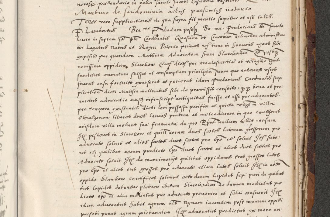 Zdjęcie nr 885 dla obiektu archiwalnego: Acta actorum causarum, sententiarum, obligationum et mandatorum coram reverendo patre et domini nostri domini Pauli divina providencia pape tertii, anno decimo quarto, a die et mense infrascriptis foeliciter continuantur. Annus coronancionis Pauli papae tercii a die tercia mensis Novembris inchoatur