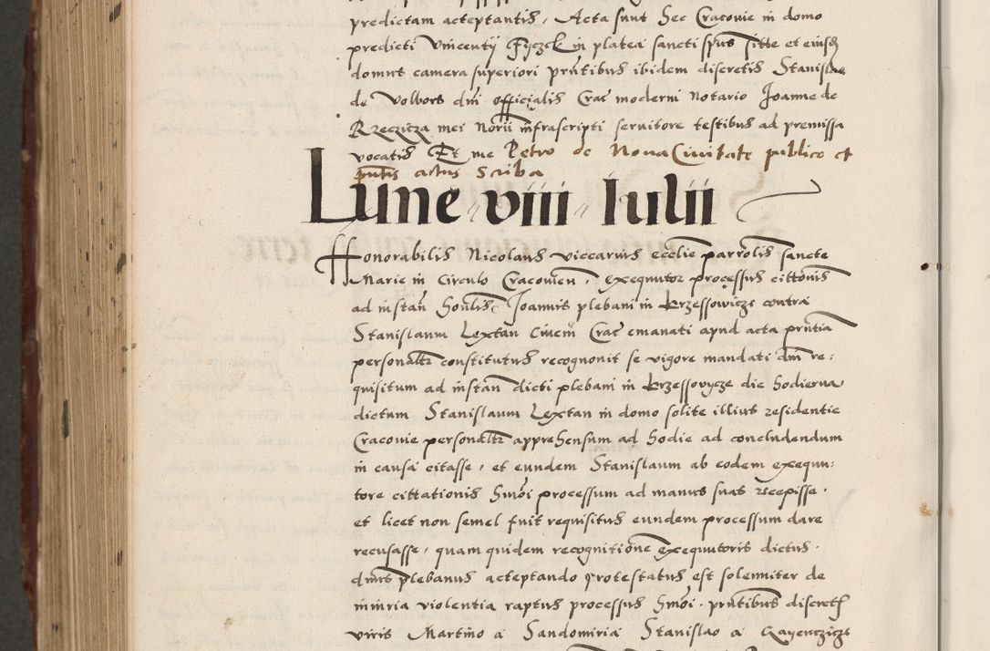 Zdjęcie nr 880 dla obiektu archiwalnego: Acta actorum causarum, sententiarum, obligationum et mandatorum coram reverendo patre et domini nostri domini Pauli divina providencia pape tertii, anno decimo quarto, a die et mense infrascriptis foeliciter continuantur. Annus coronancionis Pauli papae tercii a die tercia mensis Novembris inchoatur
